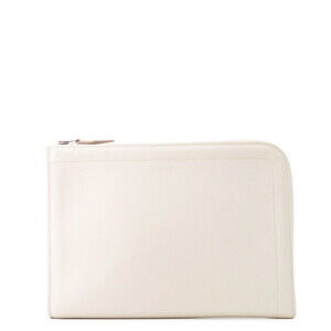 Hermes Clutch Bag Zip Tablet Beton Evercolor D Stamp Second Men's Handbag HERMES